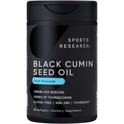 Black Cumin Seed Oil 1000mg 60 Softgels Antioxidant Immune & Joint Support