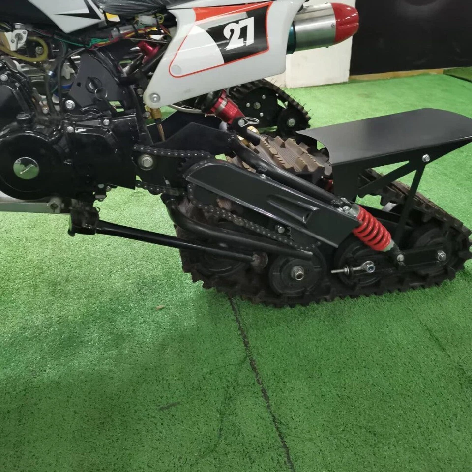 Dirt bike Sled Sleigh Ski &Rear wheel rear tracks Go Kart UTV ATV Snow Tracks - Image 3 of 4