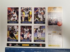 Jacksonville Jaguars NFL Football 2015 Sheet of 6 Player Stickers - Panini