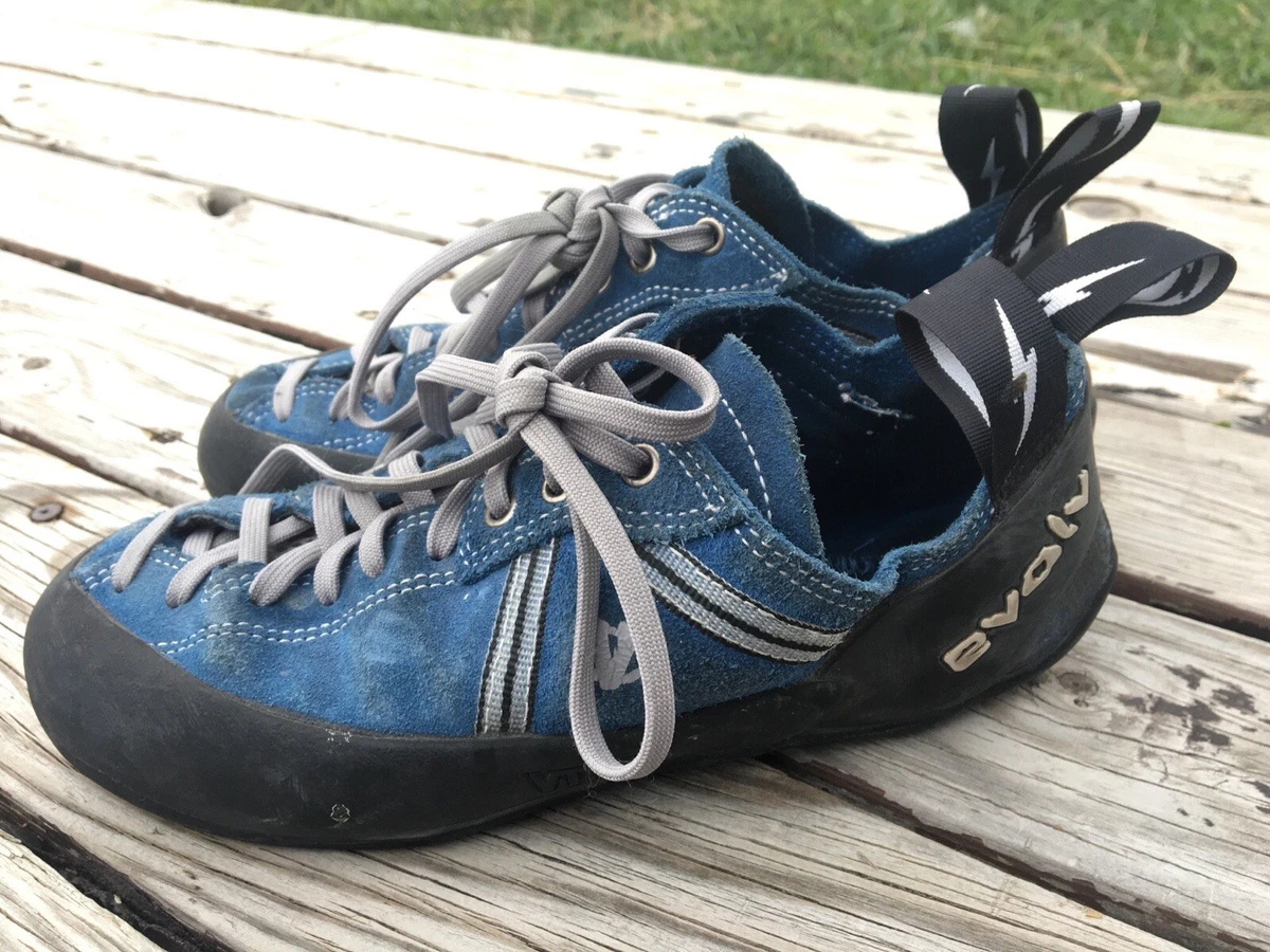 Blue climbing best sale shoes