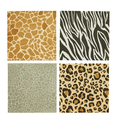 CLUB GREEN Animal Print Paper Napkins Jungle Animal Safari Zoo Party Giraffe Zebra Leopard