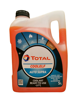 Total KÜHLERFROSTSCHUTZ KÜHLFLÜSSIGKEIT 5L Red G12+ For Audi Skoda Silicate Free