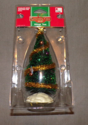 K-Mart Lemax Coventry Cove Decorated Village Christmas Tree MIP