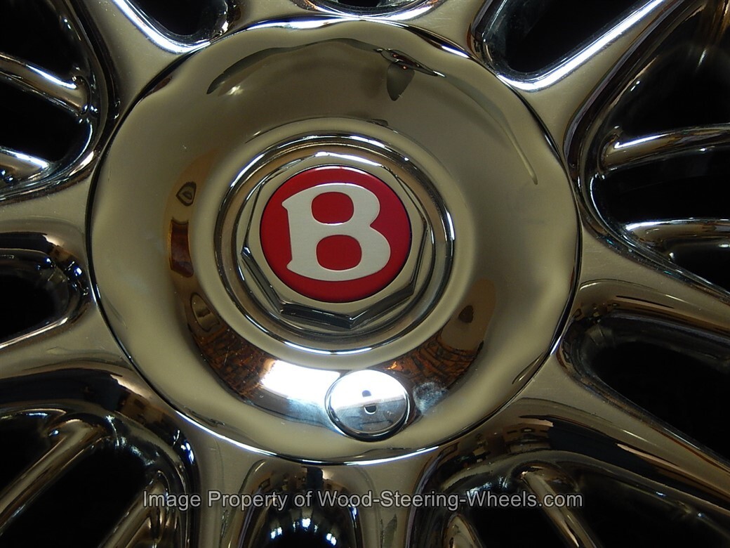 NEW  Bentley Chrome  Hub Cap Azure 1998 - 2000 fits Chrome Wheels 17"x 7.5" NEW