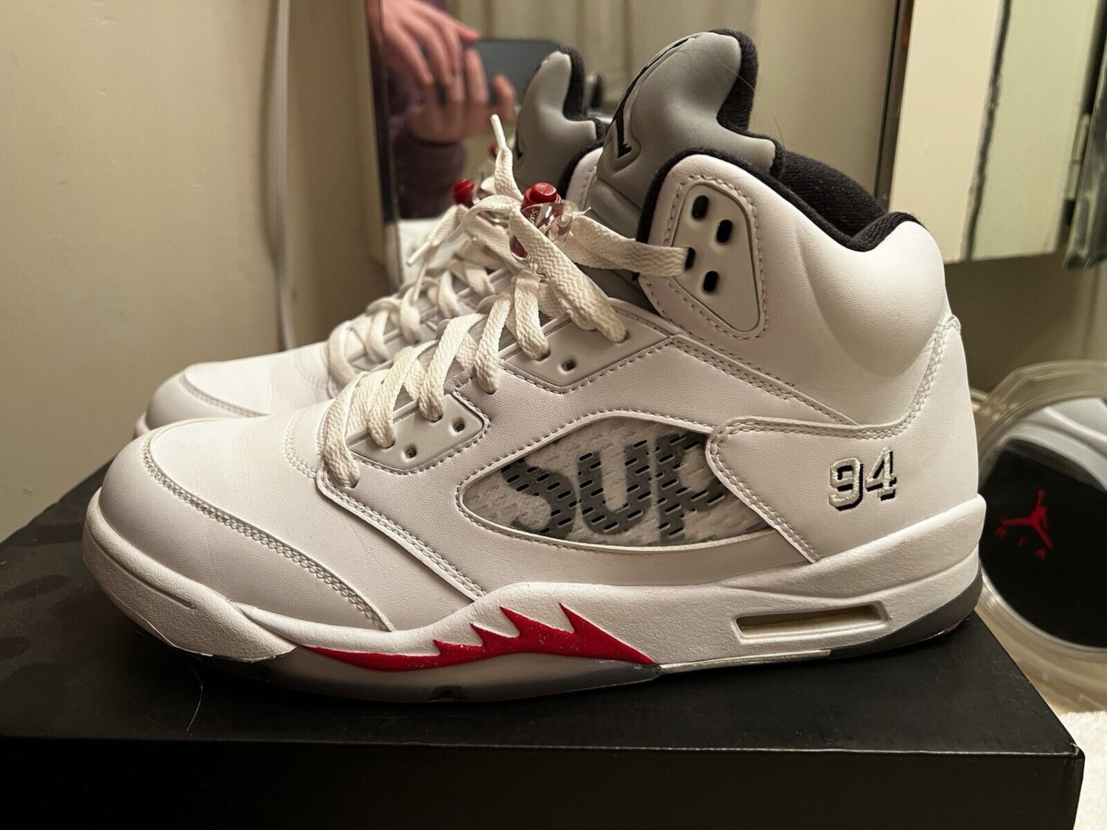 BUY Supreme X Air Jordan 5 White