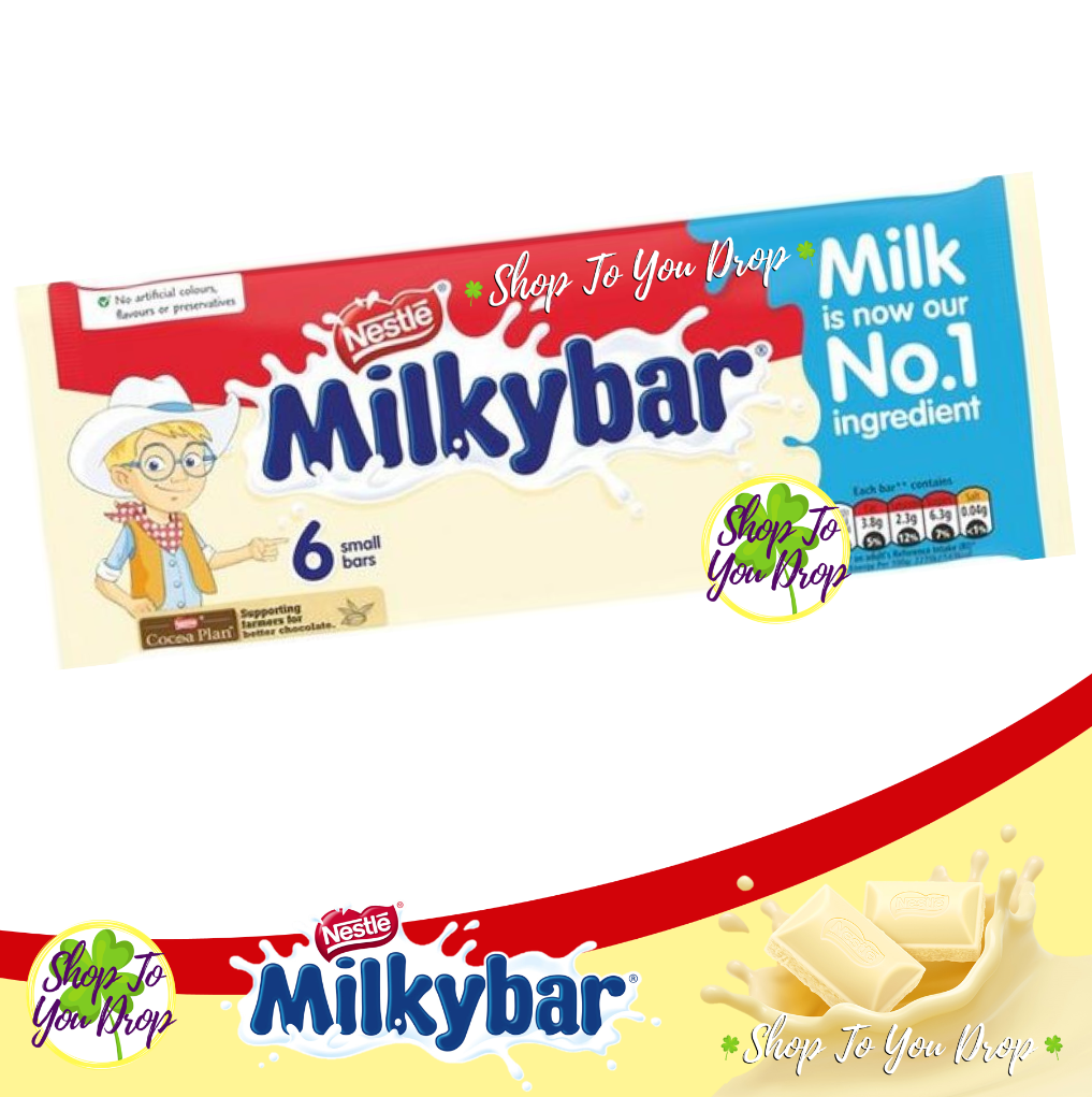 2 x 6 PACK MILKYBAR WHITE CHOCOLATE 12 BARS 12G Christmas Present