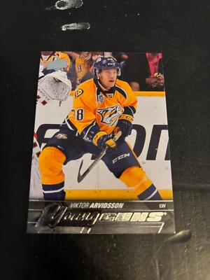 2015/16 Upper Deck Young Guns Viktor Arvidsson RC Edmonton Oilers