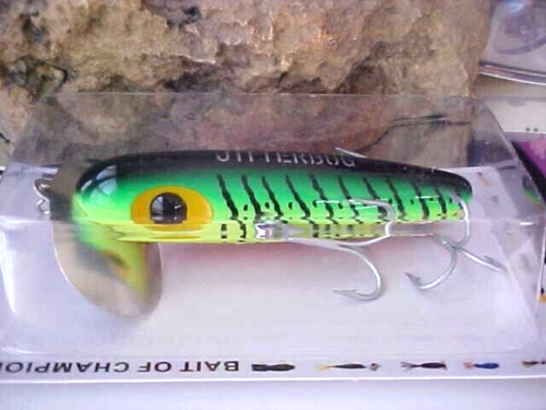 Arbogast Original 1 1/4oz XL Jitterbug Top Water G700-115 FIRETIGER for BIG FISH - Picture 1 of 2