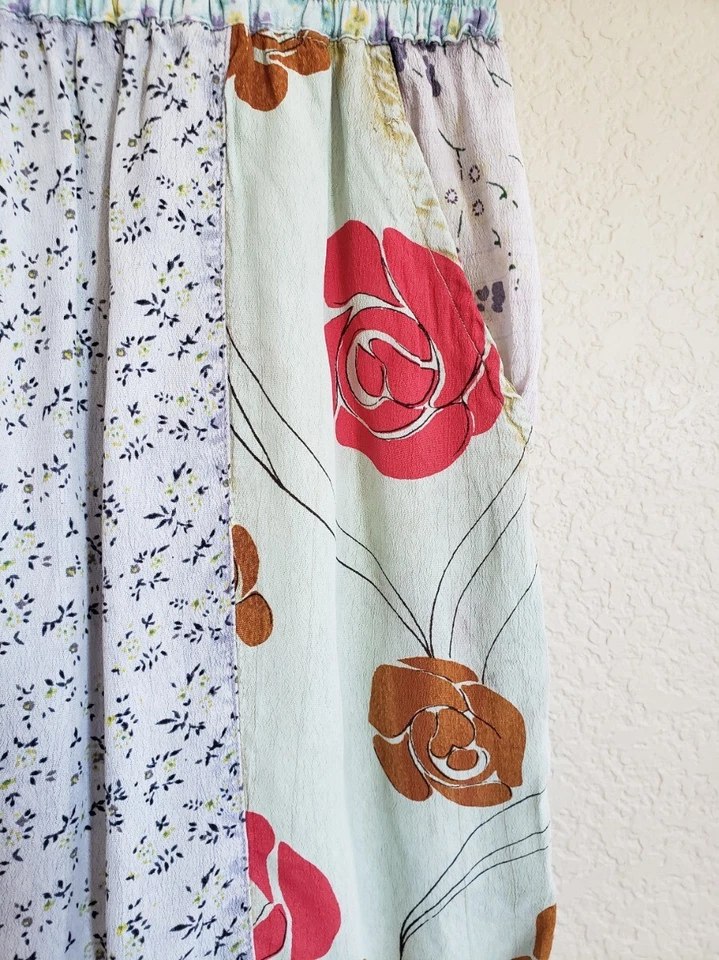 Ropa Sacred Threads Rayón Vintage Corto (1811) Defecto Foto 3 de 4