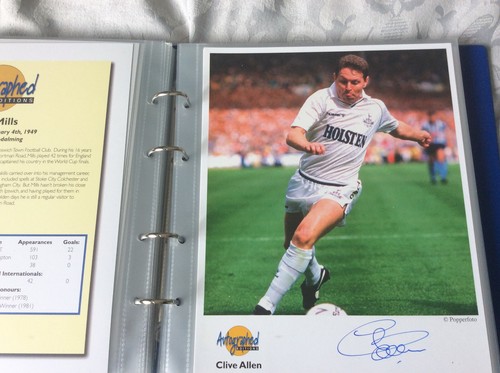 WESTMINSTER HANDSIGNIERTE AUSGABE CLIVE ALLEN SPURS QPR ENGLAND - Bild 1 von 3