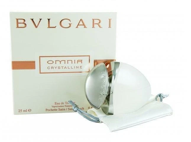 OMNIA CRYSTALLINE Bvlgari .84 oz EDT Women s Purse Spray Perfume w Pouch NEW NIB