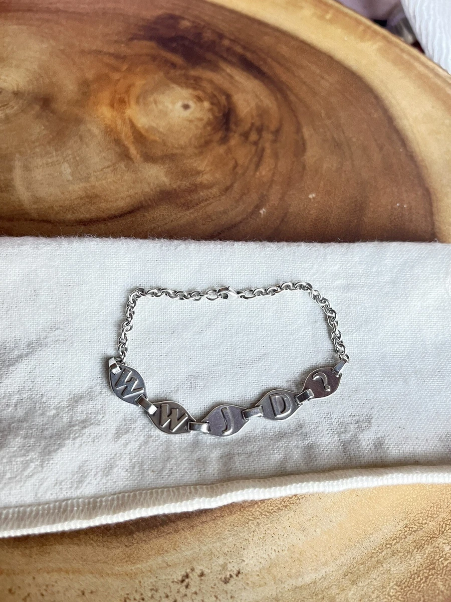 Rare James Avery Sterling Silver WWJD What Would Jesus Do
