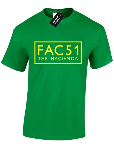 Fac 51 808 State Live Festival Dj Present Gift New Unisex T-Shirt - Picture 10 of 10