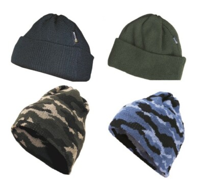 Klassische Strickmütze für Jäger, Fischer, Freizeit verschiedene Farben HSN 707
