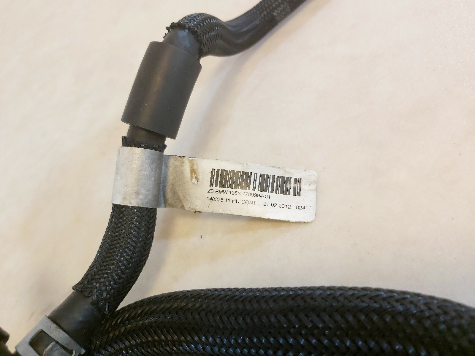 Genuine OE BMW E70n E71 Fuel Injection System Pipe Return Line 
