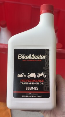 BikeMaster Transmission Oil SAE 80W-85 1 Quart (qty.8 For Sale)