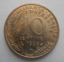 FRANKREICH 10 CENTIMES 1998