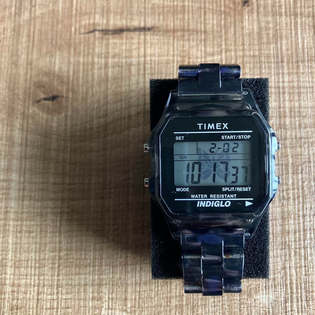 BEAMS BOY NEEDLES TIMEX Classic Digital Watch Black skeleton BEAMS BOY NEEDLES TIMEX Classic Digital Watch Black skeleton