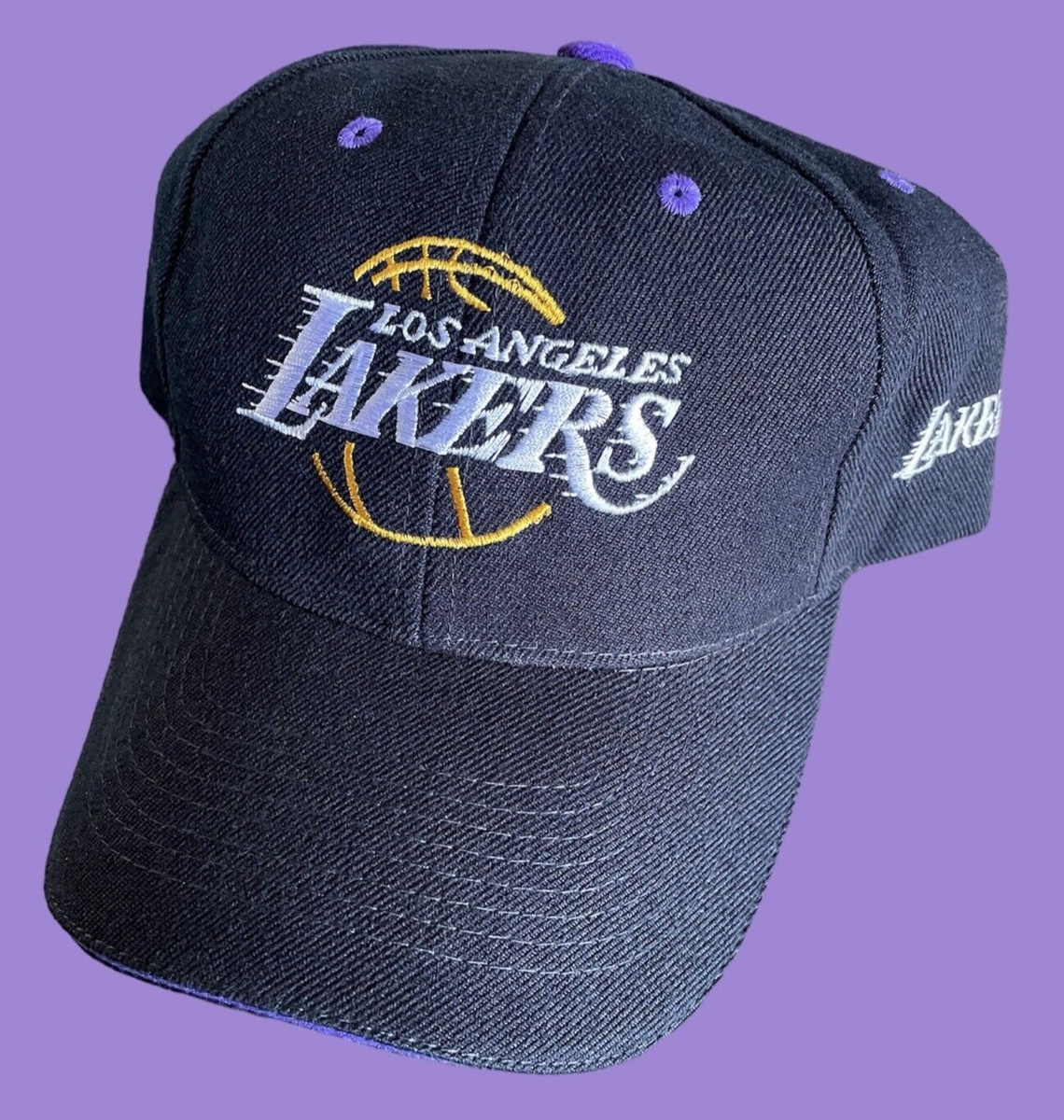 LA Lakers Basketball NBA Embroidered Adjustable Baseball Hat Ball
