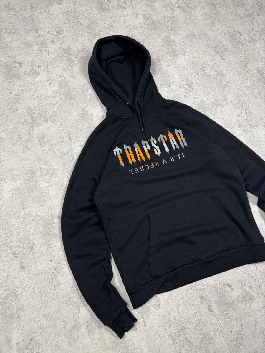 Trapstar Black Hoodie Big Logo Size M | eBay UK