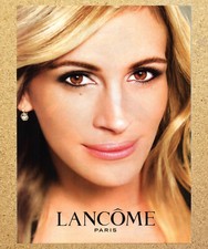Lancome Paris Julia Roberts Actress Make Up Magazine Print Ads Ephemera Art 2010
