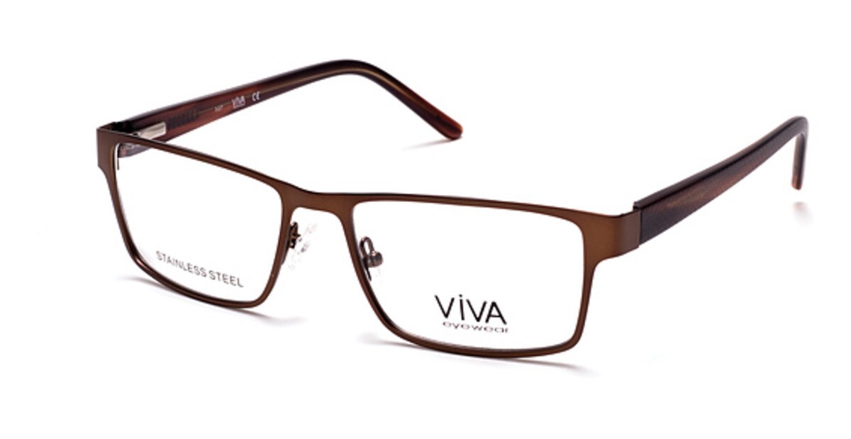 Оправа для очков VIVA Eyewear VV4035 049 Коричневая металлическая оптическая 54-17-145
