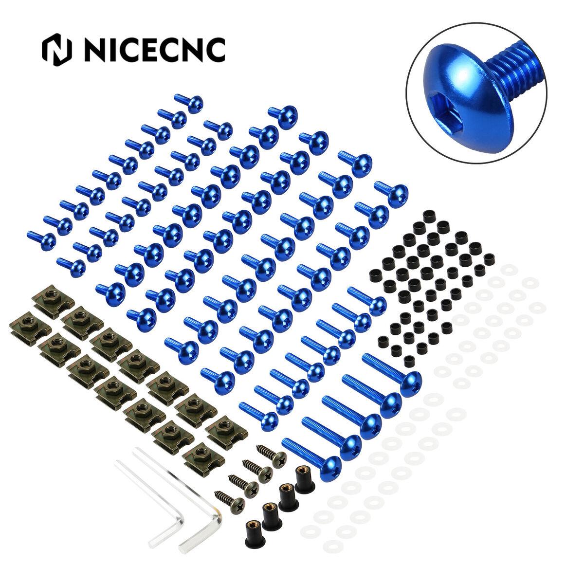 177x Fairing Bolts Kit For Kawasaki Ninja ZX6R ZX600 ZX636 177x Fairing Bolts Kit For Kawasaki Ninja ZX6R ZX600 ZX636