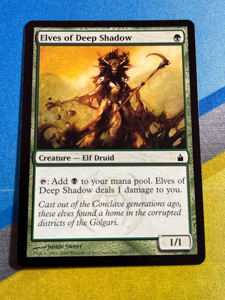 MTG Ravnica Elves of the Deep Shadow Magic the Gathering Card
