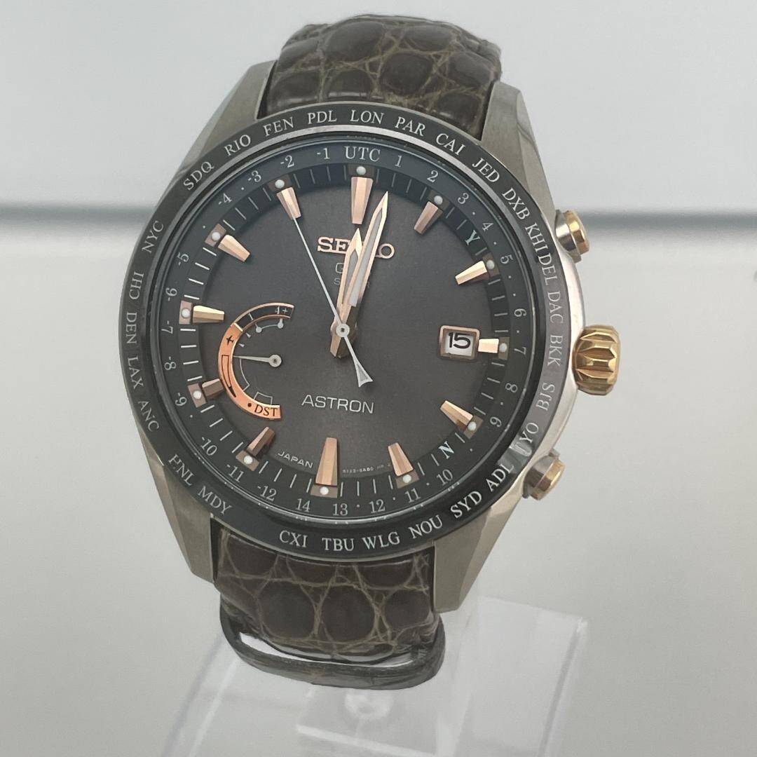 Seiko Astron SBXB095 8X22-0AG0-2 Titanium Ceramic World Time Seiko Astron SBXB095 8X22-0AG0-2 Titanium Ceramic World Time