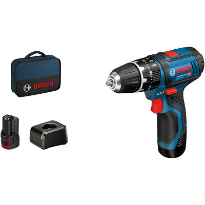 Bosch Professional Akku-Schlagbohrschrauber GSB 12V-15 Professional, 12 Volt
