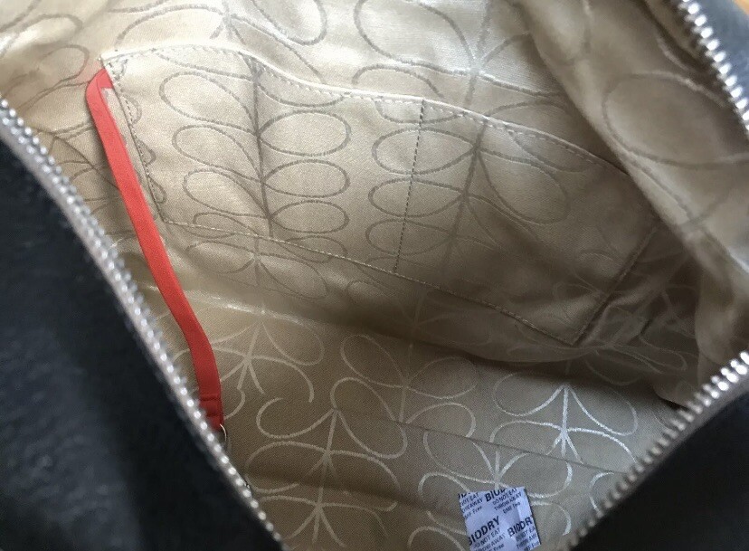 Orla Kiely Flower Stem Embossed Leather Shoulder Bag BNWT image 10