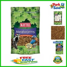 Kaytee 3.5 Ounce Mealworm Treats, High-Protein Wild Bird Food for Bluebirds