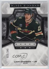 2024-25 Upper Deck Black Diamond Rookies 25/349 Liam Ohgren #BDB-LO 6o3