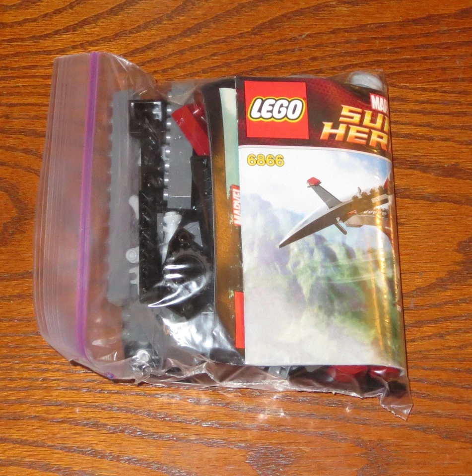 LEGO Marvel Wolverine's Chopper Showdown 6866 Helicopter & Bike only NO MINIFIGS - Image 2 of 3