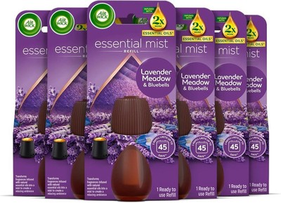 Air Wick Essential Mist Nachfüllpack 6 x 20 ml Pack Relaxing Lavender Meadow