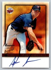 2001 Bowman #BA-AJ Adam Johnson Twins Autograph auto