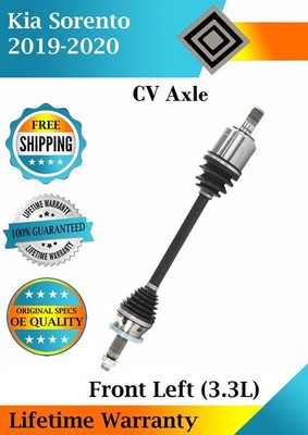 New OE Front Left CV Axle For 2019-2020 Kia Sorento 3.3L Lifetime Warranty