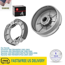 Rear Brake Drum Hub & Shoes for Honda Foreman 450 TRX450FE / TRX450FM 1998-2004