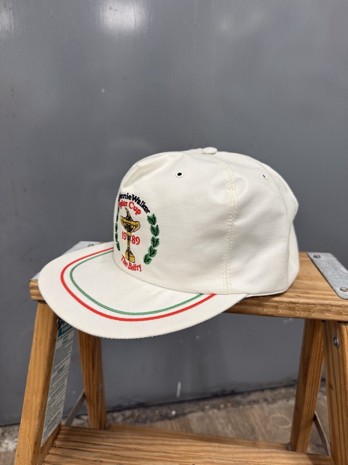 Vintage Ryder Cup SnapBack Golf Cap Hat Johnnie Walker Rare image 4