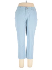 H By Halston Women Blue Casual Pants 14
