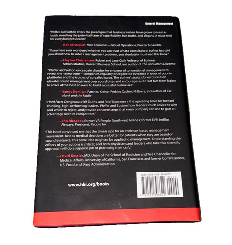 Hard Facts, Dangerous Half-Truths And Total Nonsense: Profiting From Evidence VG - Picture 2 of 2