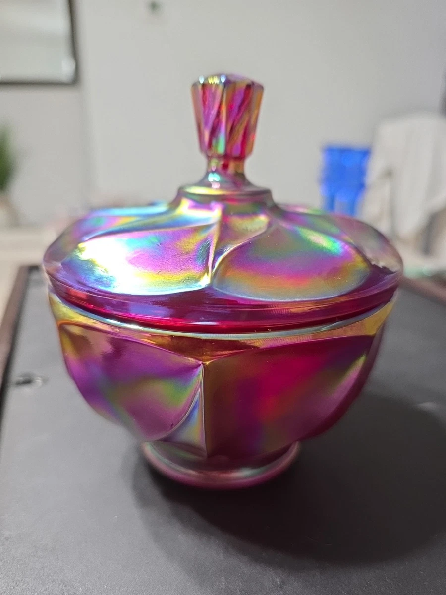 fenton carnival glass candy dish products for sale | eBay