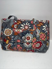 Borsa da viaggio Vera Bradley grande Miller con cerniera bella sera tropicale usata in ottime condizioni