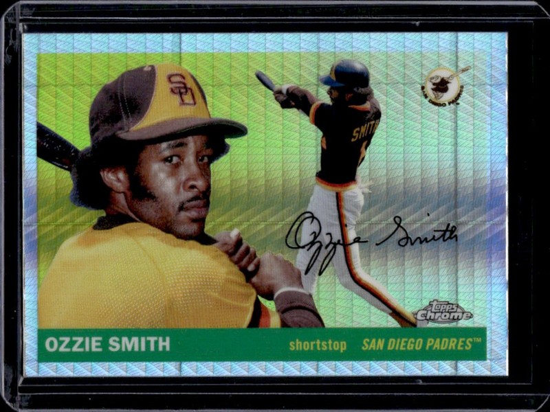 2025 Topps Chrome Platinum Ozzie Smith Prism Refractor Retail Exclusive #434