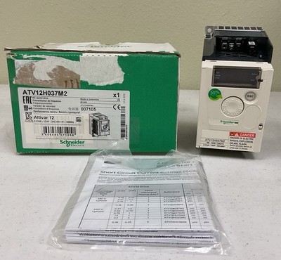 SCHNEIDER ELECTRIC ALTIVAR ATV12H037M2 .37kW 1/2HP AC SPEED DRIVE, FREE SHIPPING