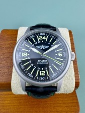 Soviet Raketa 24 hours scale Wristwatch Pilot Aviator USSR Rare Mechanical men