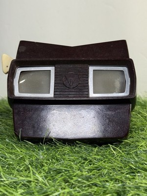 Vintage Sawyer s View-Master Model C Brown Bakelite 3D Stereo Viewer RARE 1940s