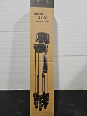 Tripod 3110 3-Way Head Built In Level 4-sec. Aluminum Legs Quick Lever Lock