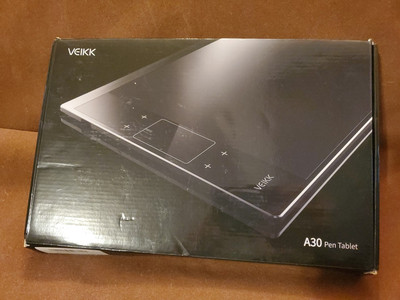 VEIKK A30 Digital Graphic Drawing Tablet 10x6'' Large Active Art Writing Pad +Pen