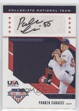 2019 Panini USA Baseball Stars & Stripes Jerseys /199 Parker Caracci Auto s3g